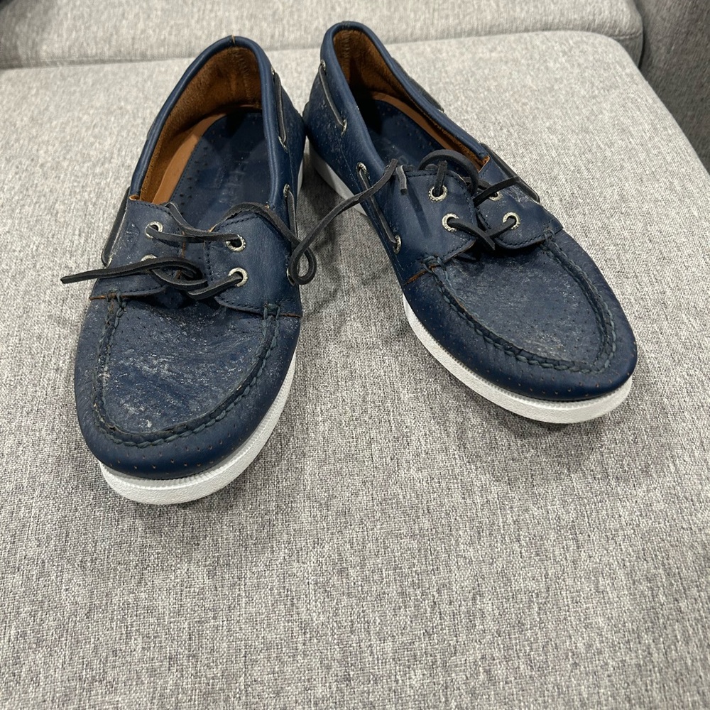 Sperry Dark Blue Boat Shoes